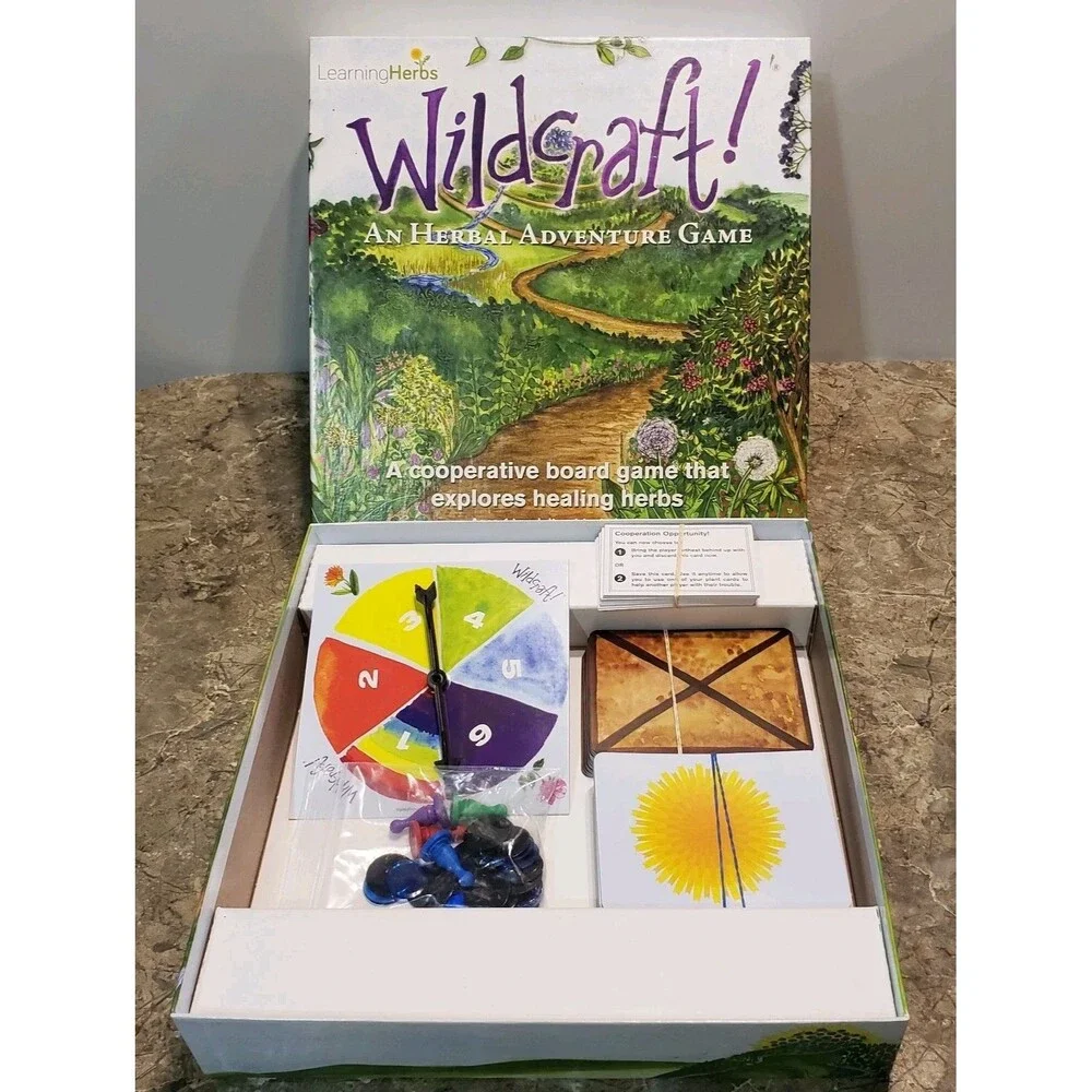 Wildcraft! Board Game Learning Herbs An Herbal Adventure Family Fun 2020 Ages 4+